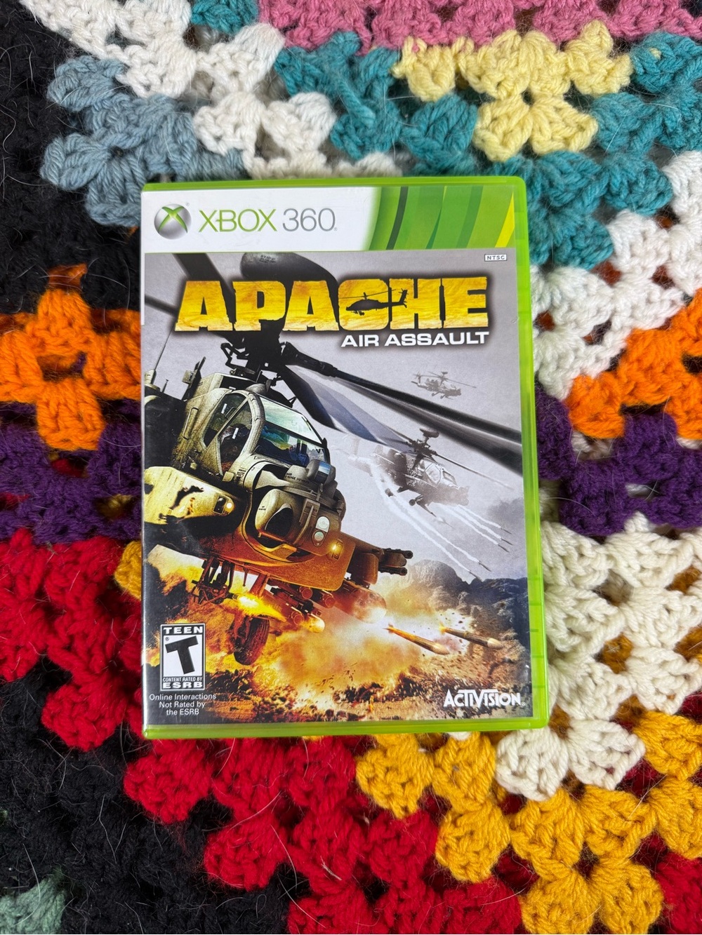 Microsoft Xbox 360 Apache Air Assault - Green Case